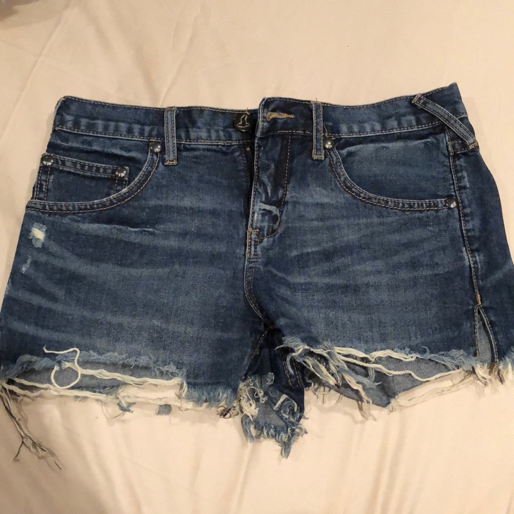 Free People Jean Shorts